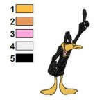 Looney Tunes Daffy Duck 02 Embroidery Design